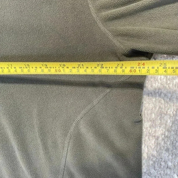 Eddie Bauer Men's Size 2XL Green Fleece 1/4 Zip First Ascent Sweater Lightweight - Picture 4 of 8